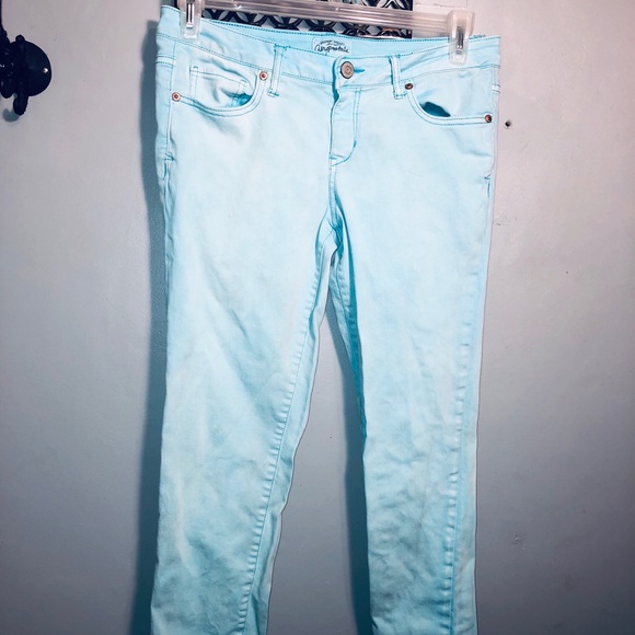 ladies colored jeans